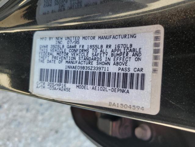 Photo 11 VIN: 1NXAE09B3SZ339711 - TOYOTA COROLLA 