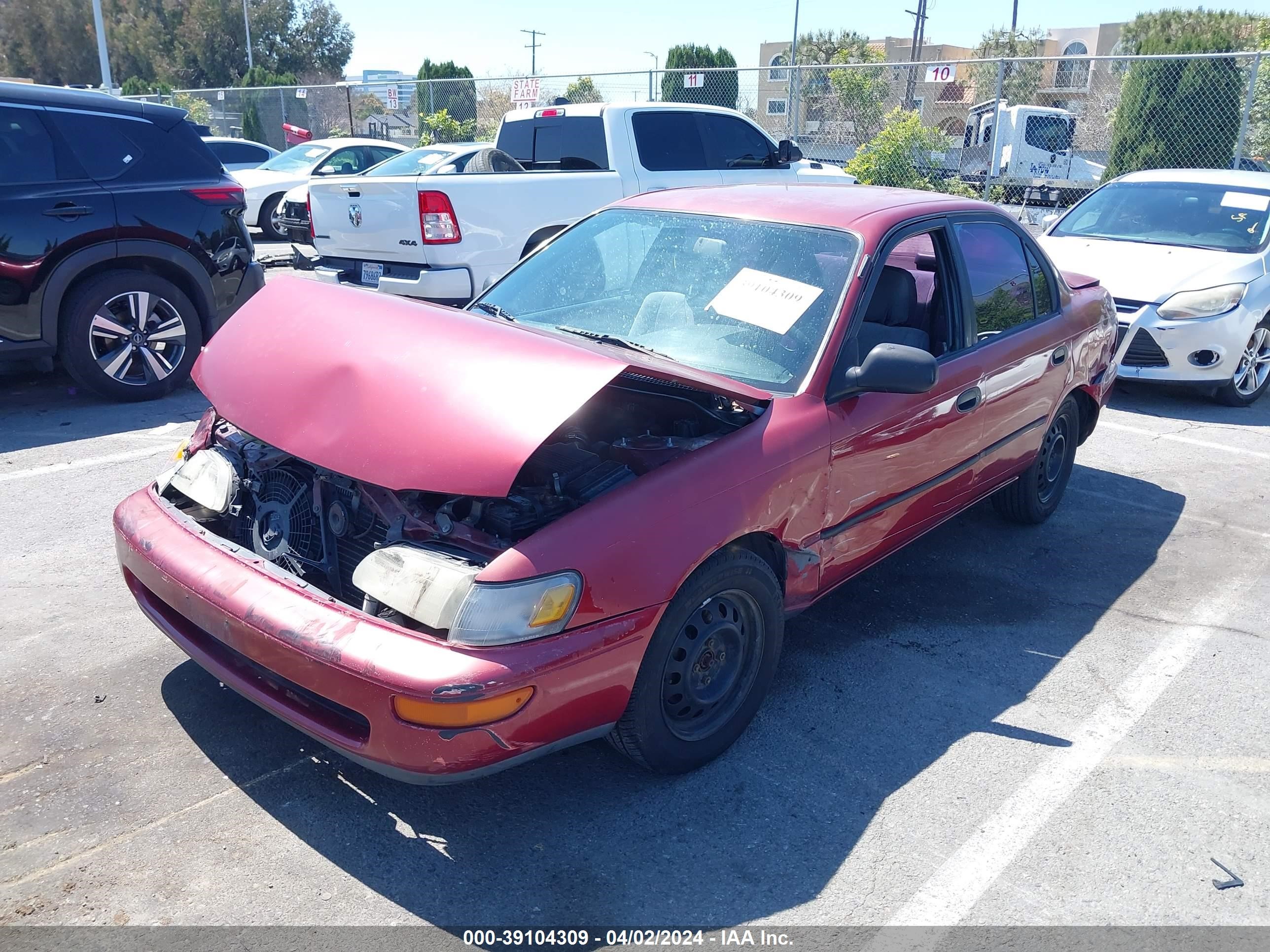 Photo 1 VIN: 1NXAE09B6SZ334390 - TOYOTA COROLLA 