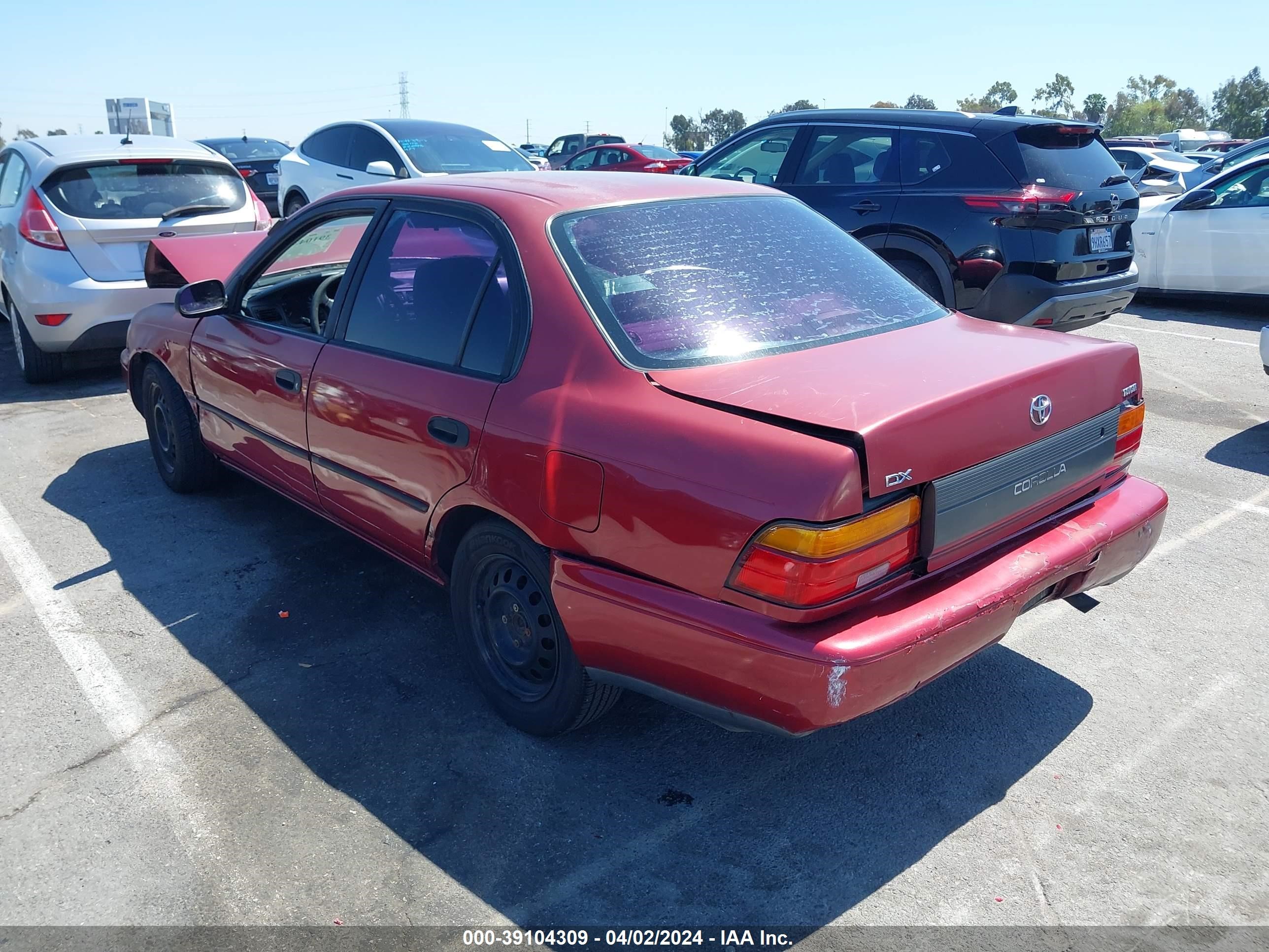 Photo 2 VIN: 1NXAE09B6SZ334390 - TOYOTA COROLLA 