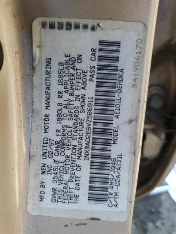 Photo 11 VIN: 1NXBA02E6VZ586911 - TOYOTA COROLLA 