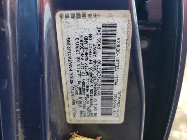 Photo 12 VIN: 1NXBR12E5YZ397718 - TOYOTA COROLLA 