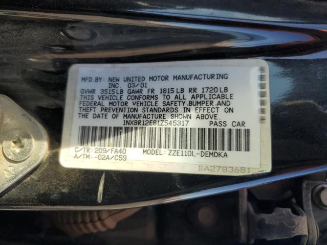 Photo 11 VIN: 1NXBR12E81Z545317 - TOYOTA COROLLA 