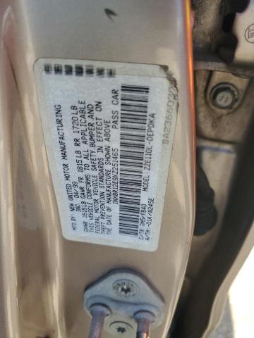 Photo 11 VIN: 1NXBR12E9XZ251465 - TOYOTA COROLLA VE 