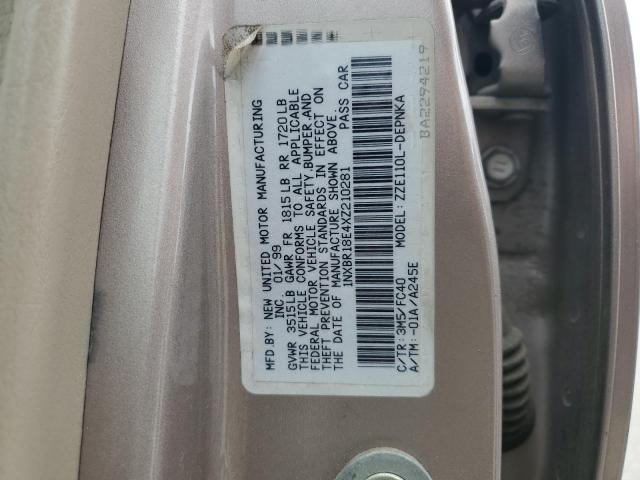 Photo 11 VIN: 1NXBR18E4XZ210281 - TOYOTA COROLLA 