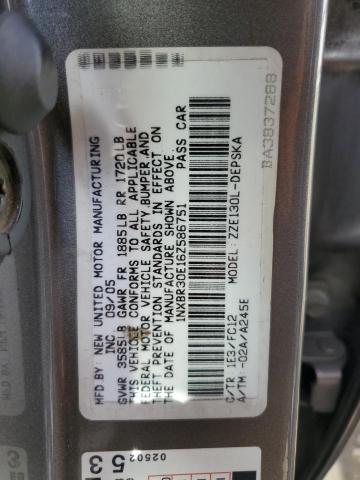 Photo 11 VIN: 1NXBR30E16Z586751 - TOYOTA COROLLA CE 