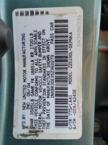 Photo 11 VIN: 1NXBR30E35Z362279 - TOYOTA COROLLA 