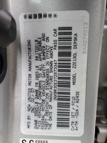 Photo 11 VIN: 1NXBR30E37Z873347 - TOYOTA COROLLA CE 