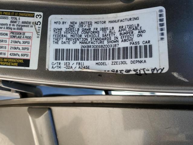 Photo 11 VIN: 1NXBR30E68Z003187 - TOYOTA COROLLA 