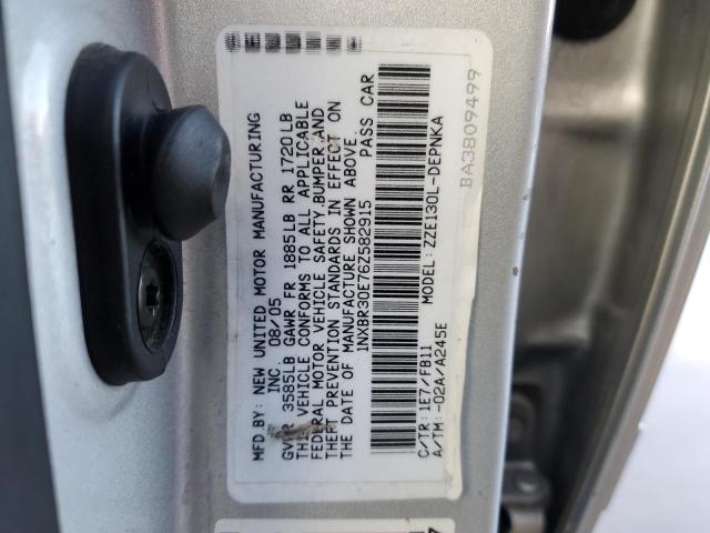 Photo 12 VIN: 1NXBR30E76Z582915 - TOYOTA COROLLA 