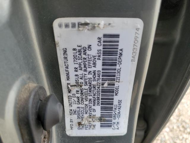 Photo 11 VIN: 1NXBR32E04Z276469 - TOYOTA COROLLA CE 