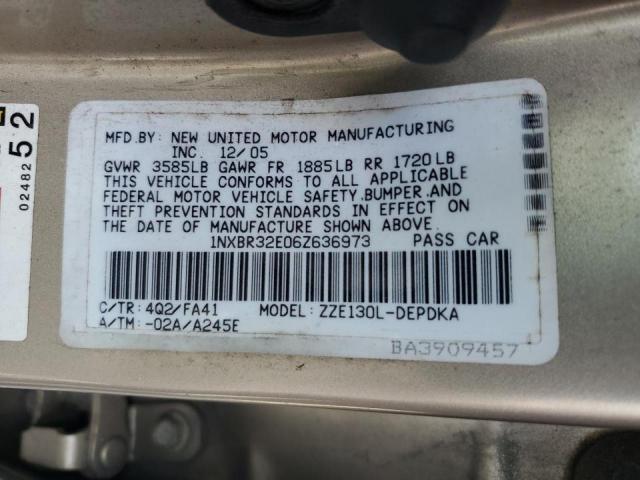 Photo 11 VIN: 1NXBR32E06Z636973 - TOYOTA COROLLA CE 