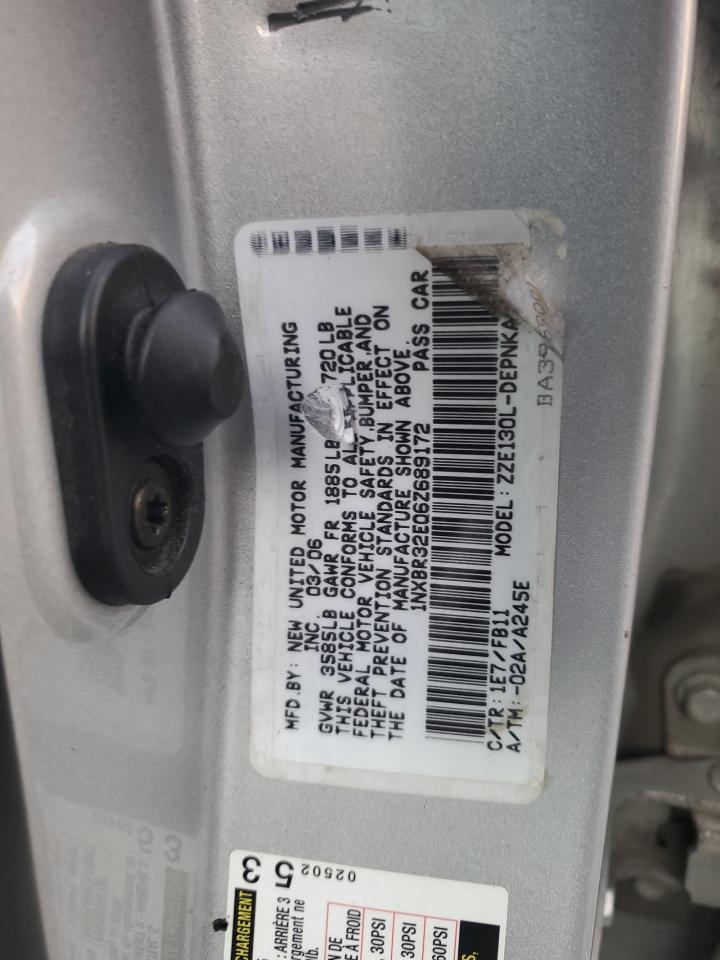 Photo 11 VIN: 1NXBR32E06Z689172 - TOYOTA COROLLA 