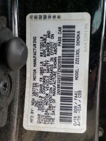 Photo 11 VIN: 1NXBR32E07Z920959 - TOYOTA COROLLA 