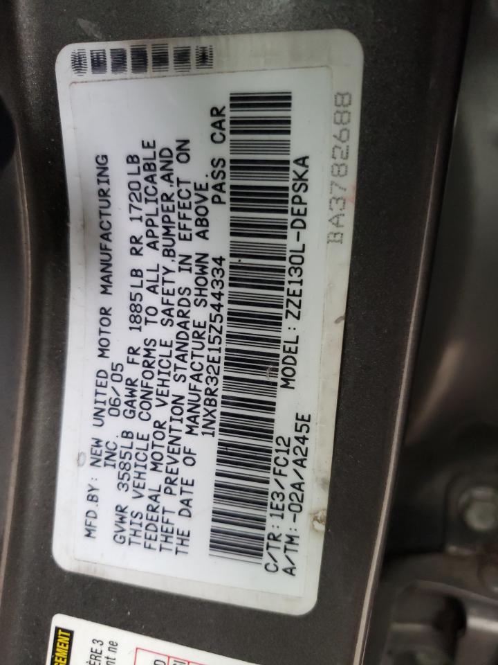 Photo 11 VIN: 1NXBR32E15Z544334 - TOYOTA COROLLA 