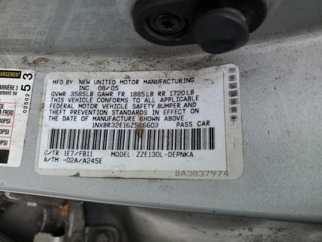 Photo 11 VIN: 1NXBR32E16Z586603 - TOYOTA COROLLA 