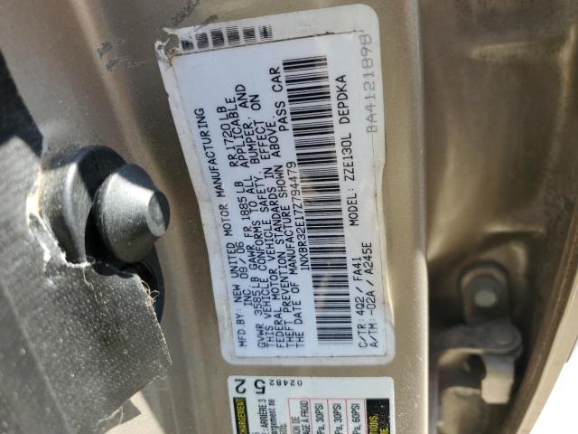 Photo 12 VIN: 1NXBR32E17Z794479 - TOYOTA COROLLA CE 