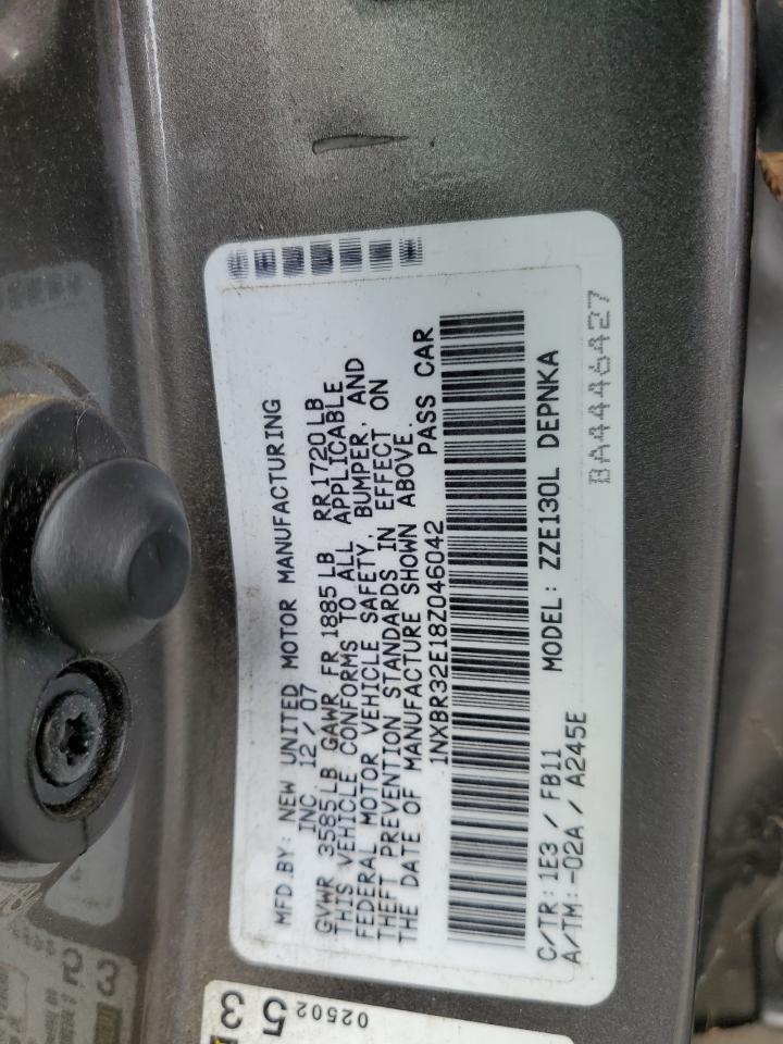 Photo 11 VIN: 1NXBR32E18Z046042 - TOYOTA COROLLA 