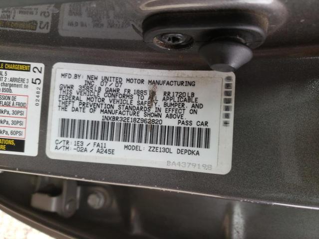 Photo 11 VIN: 1NXBR32E18Z962820 - TOYOTA COROLLA 