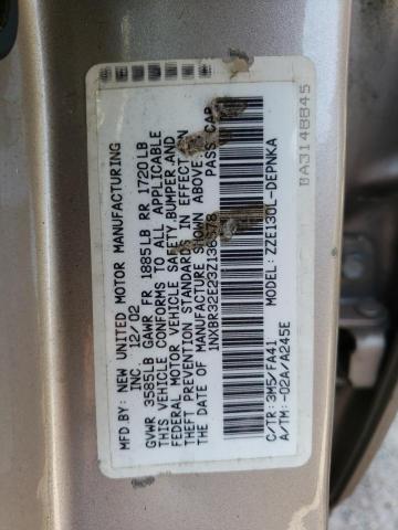 Photo 11 VIN: 1NXBR32E23Z136678 - TOYOTA COROLLA CE 