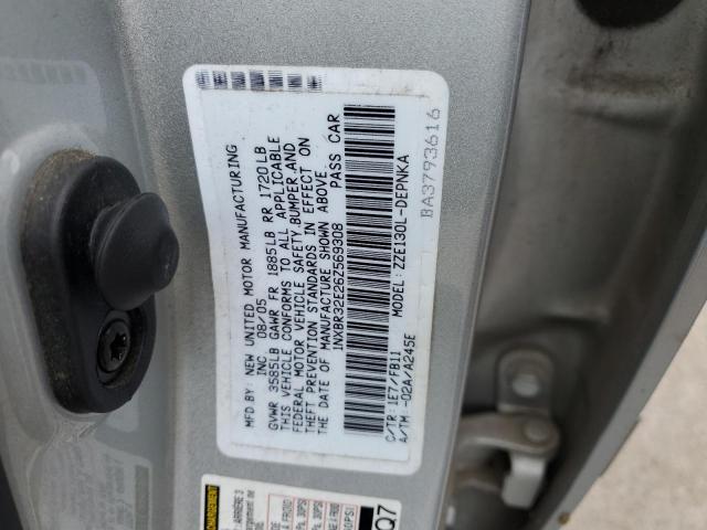 Photo 11 VIN: 1NXBR32E26Z569308 - TOYOTA COROLLA CE 