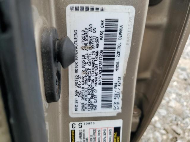 Photo 11 VIN: 1NXBR32E27Z917206 - TOYOTA COROLLA 