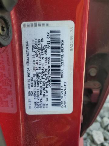 Photo 11 VIN: 1NXBR32E33Z167955 - TOYOTA COROLLA CE 