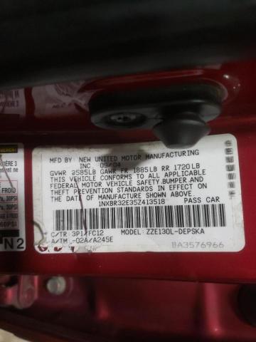 Photo 9 VIN: 1NXBR32E35Z413518 - TOYOTA COROLLA CE 