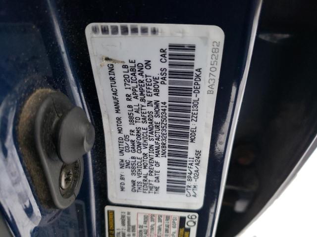 Photo 12 VIN: 1NXBR32E35Z503414 - TOYOTA COROLLA 