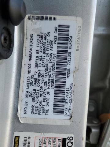 Photo 11 VIN: 1NXBR32E35Z531794 - TOYOTA COROLLA 