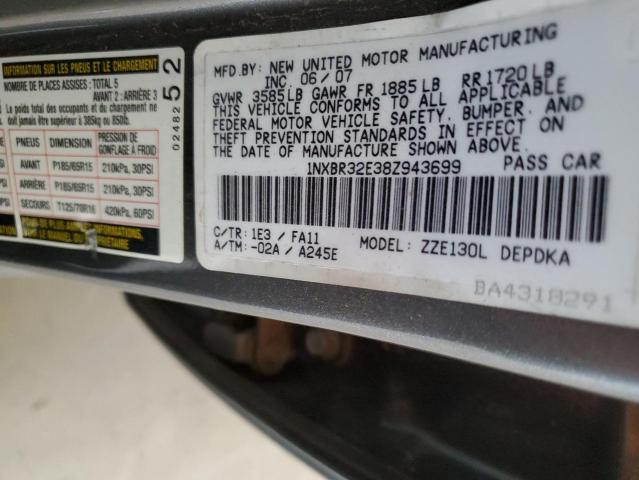 Photo 11 VIN: 1NXBR32E38Z943699 - TOYOTA COROLLA 