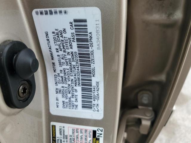 Photo 11 VIN: 1NXBR32E44Z302359 - TOYOTA COROLLA 