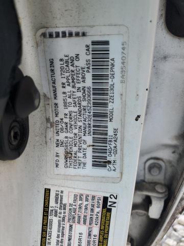 Photo 12 VIN: 1NXBR32E45Z393666 - TOYOTA COROLLA CE 