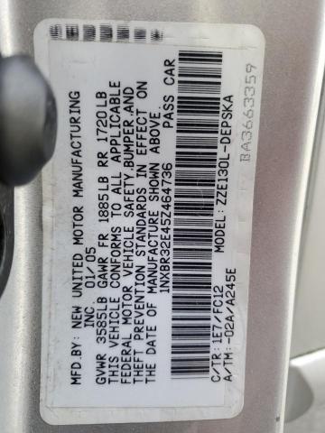 Photo 11 VIN: 1NXBR32E45Z464736 - TOYOTA COROLLA CE 