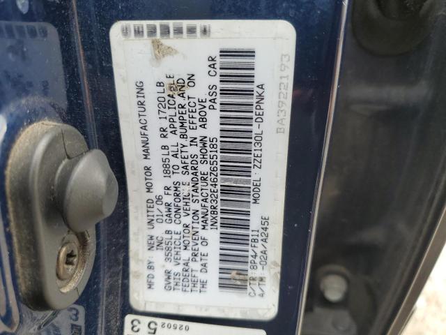 Photo 11 VIN: 1NXBR32E46Z655185 - TOYOTA COROLLA CE 