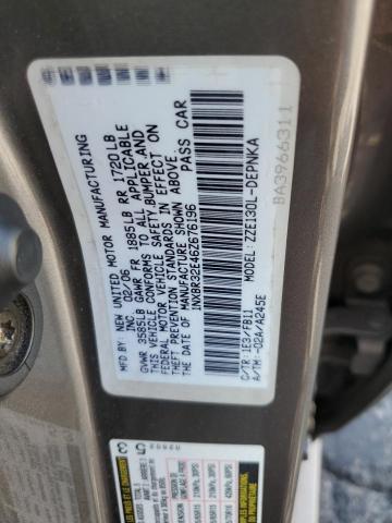 Photo 11 VIN: 1NXBR32E46Z676196 - TOYOTA COROLLA CE 