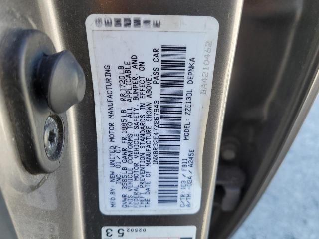 Photo 11 VIN: 1NXBR32E47Z867943 - TOYOTA COROLLA 