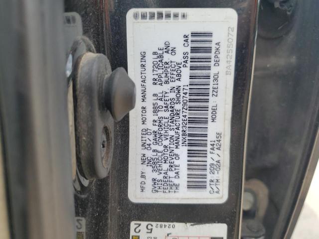 Photo 12 VIN: 1NXBR32E47Z907471 - TOYOTA COROLLA 