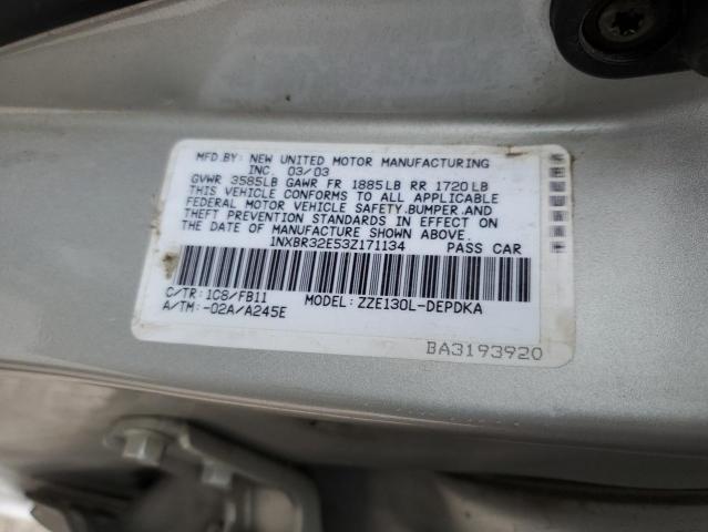 Photo 11 VIN: 1NXBR32E53Z171134 - TOYOTA COROLLA 