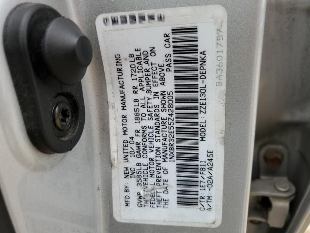 Photo 12 VIN: 1NXBR32E55Z428005 - TOYOTA COROLLA CE 