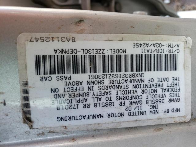 Photo 11 VIN: 1NXBR32E63Z123061 - TOYOTA COROLLA 