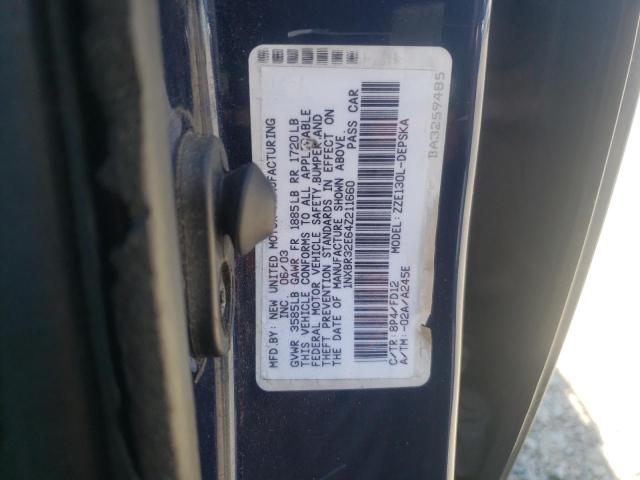 Photo 11 VIN: 1NXBR32E64Z211660 - TOYOTA COROLLA 