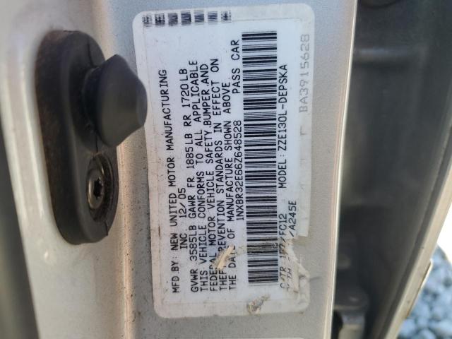 Photo 11 VIN: 1NXBR32E66Z648528 - TOYOTA COROLLA CE 