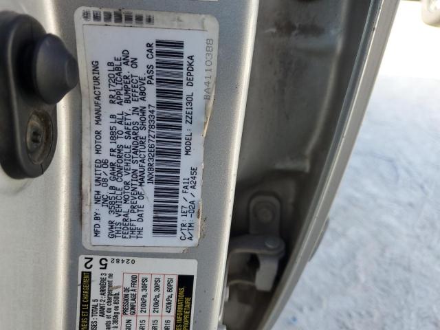 Photo 11 VIN: 1NXBR32E67Z783347 - TOYOTA COROLLA CE 