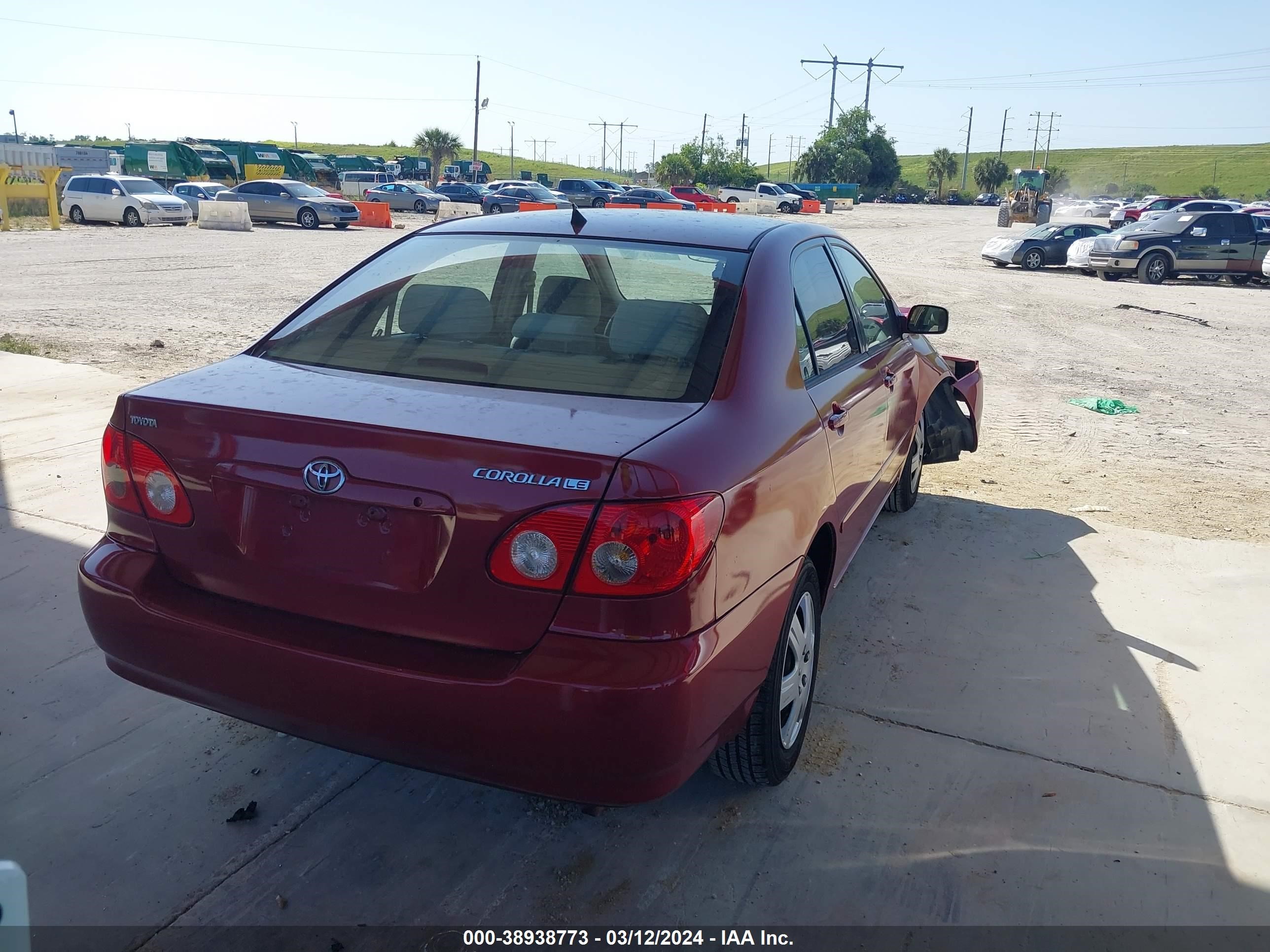 Photo 3 VIN: 1NXBR32E68Z021864 - TOYOTA COROLLA 