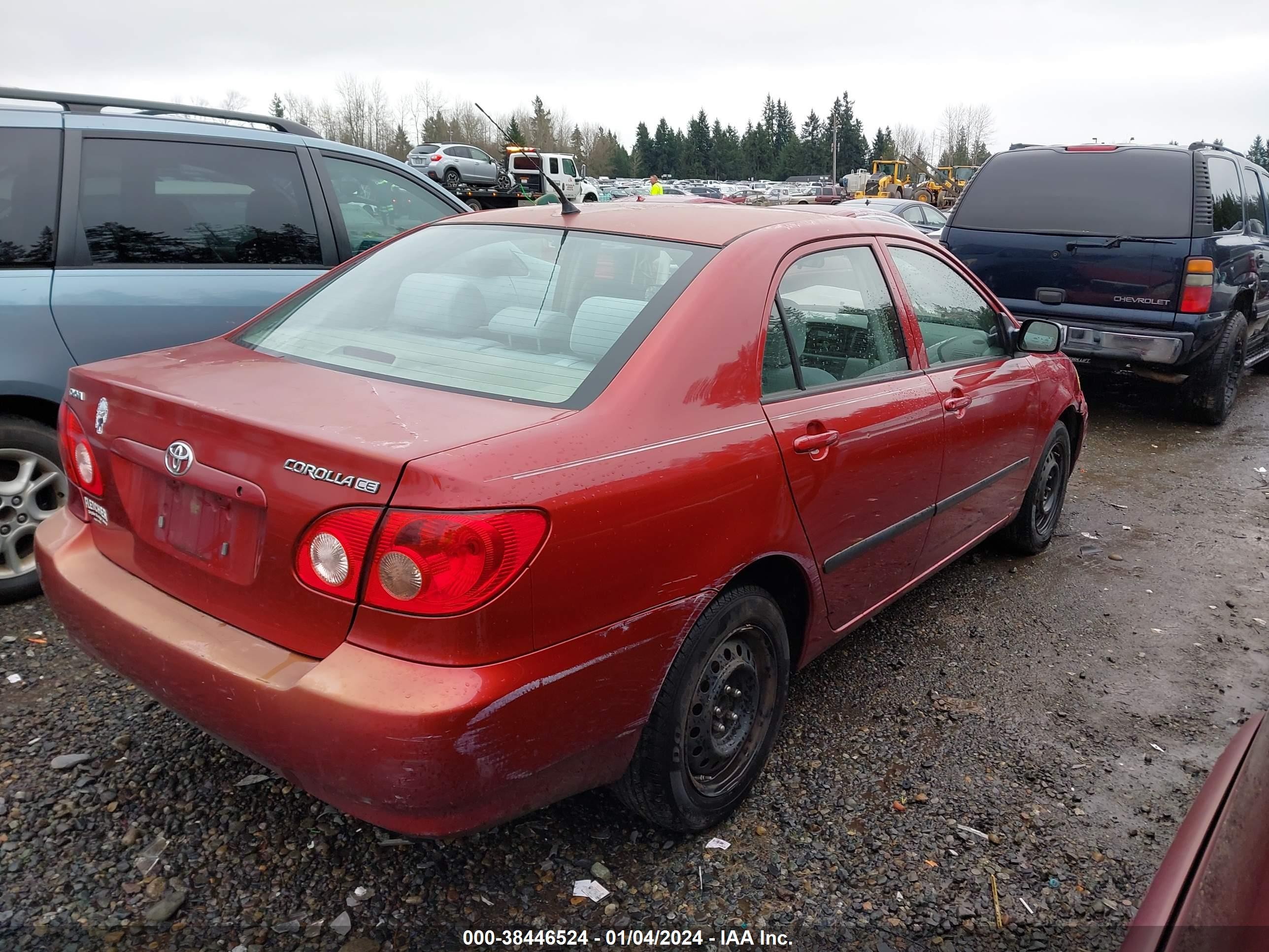 Photo 3 VIN: 1NXBR32E68Z044125 - TOYOTA COROLLA 