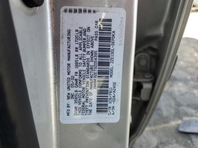 Photo 11 VIN: 1NXBR32E73Z054395 - TOYOTA COROLLA CE 