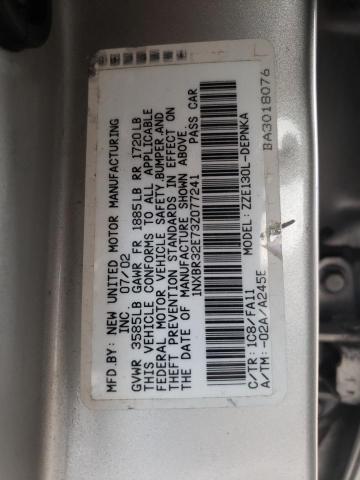 Photo 11 VIN: 1NXBR32E73Z077241 - TOYOTA COROLLA 