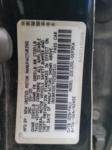 Photo 11 VIN: 1NXBR32E75Z502511 - TOYOTA COROLLA CE 