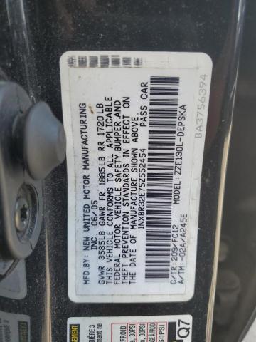 Photo 11 VIN: 1NXBR32E75Z552454 - TOYOTA COROLLA CE 