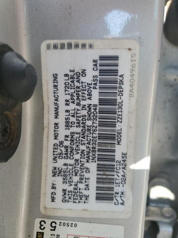 Photo 11 VIN: 1NXBR32E76Z732048 - TOYOTA COROLLA CE 